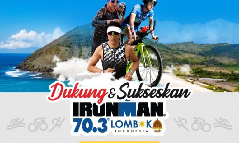 406 Peserta Siap Tarung di Lomba Triatlon Ironman 70.3 Lombok