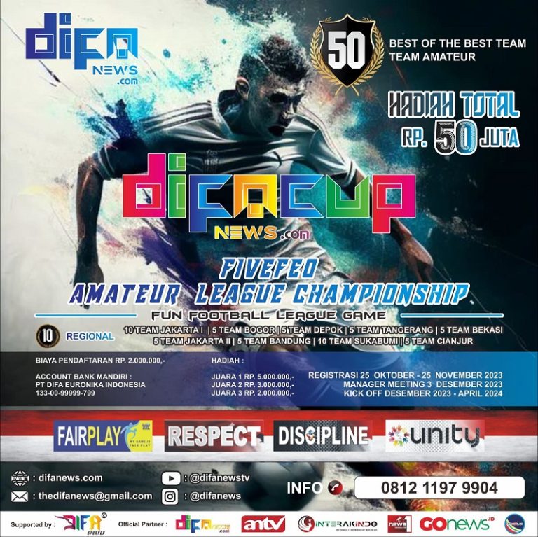 FiveFeo Difa Cup 2023 Siap Digelar, Sediakan Total Hadiah Rp50 Juta FiveFeo Difa Cup 2023 Siap Digelar, Sediakan Total Hadiah Rp50 Juta