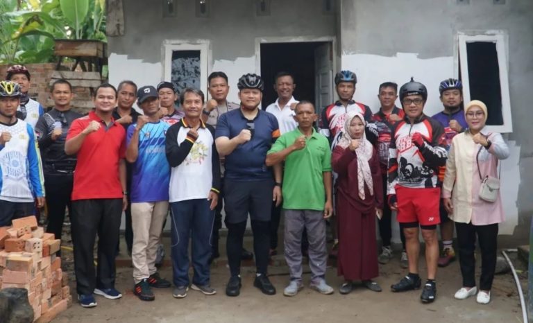 Gowes Kamtibmas Ala Kapolres Prabumulih