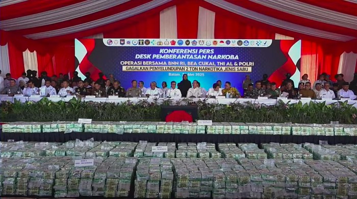 Penyelundupan Sabu Senilai Rp5 Triliun Digagalkan Tim Gabungan BNN