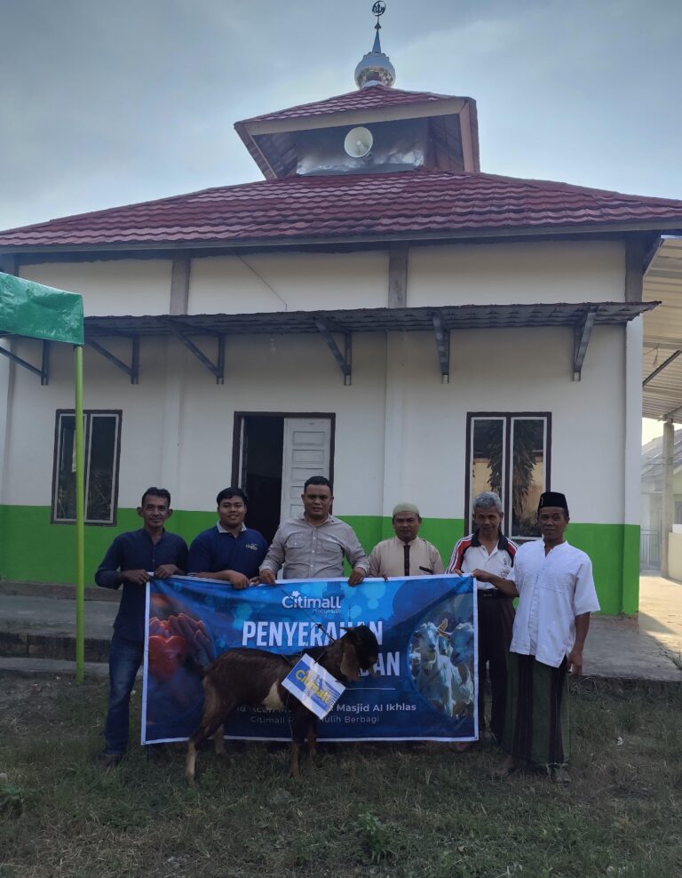 Berbagi di Idul Adha, Citimall Prabumulih Berbagi Hewan Kurban