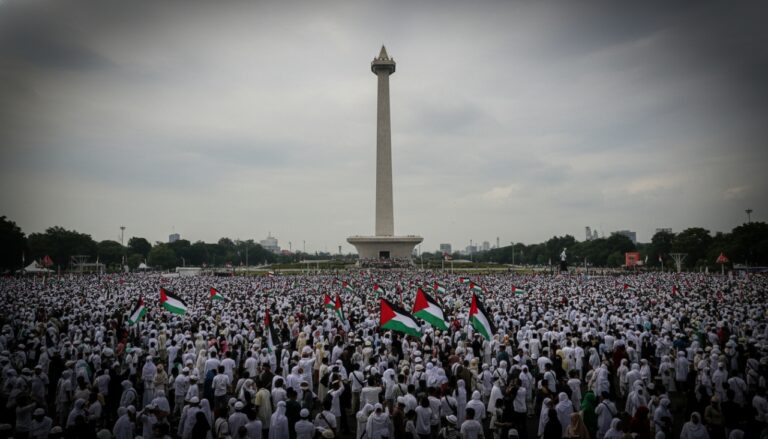 Monas Bersiap Sambut Reuni 212, Panitia Soroti Isu Moral & Palestina