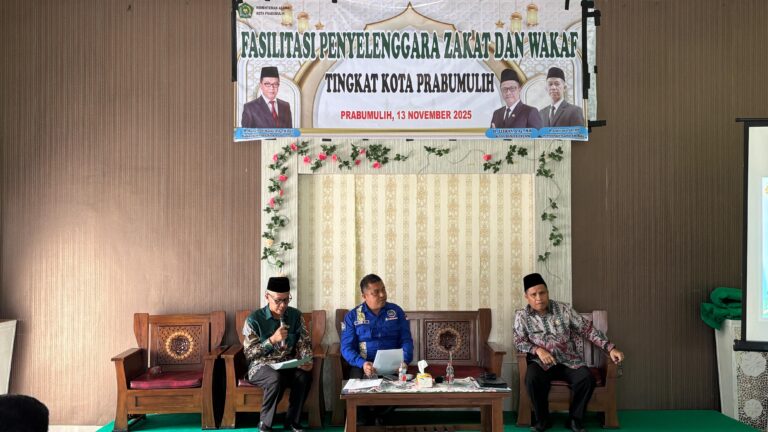 KUA Cambai Gelar Sosialisasi Wakaf dan Zakat, Kantah Prabumulih Tekankan Pentingnya Legalitas Tanah Wakaf
