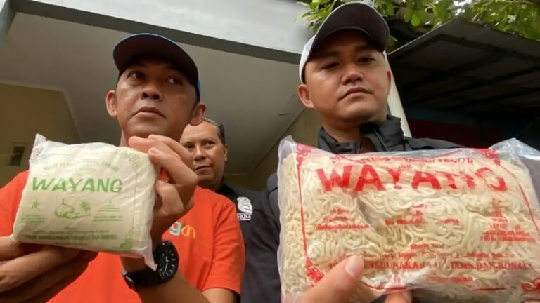 Pabrik Mie “WAYANG” Digerebek di Bogor: BPOM Temukan Bahan Kimia Berbahaya