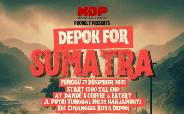 Musisi Depok Peduli Gelar Aksi Kemanusiaan Depok for Sumatra