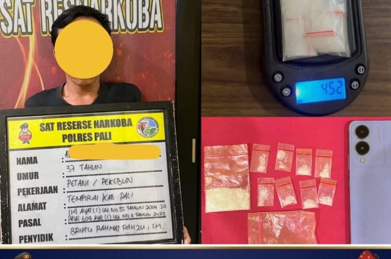 Rumah Kontrakan Jadi Markas Transaksi Sabu, Pria di PALI Diciduk Polisi