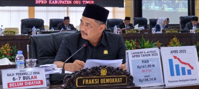 Fraksi Demokrat Desak Pemkab OKU Timur Tuntaskan Gaji Perangkat Desa dan Genjot PAD