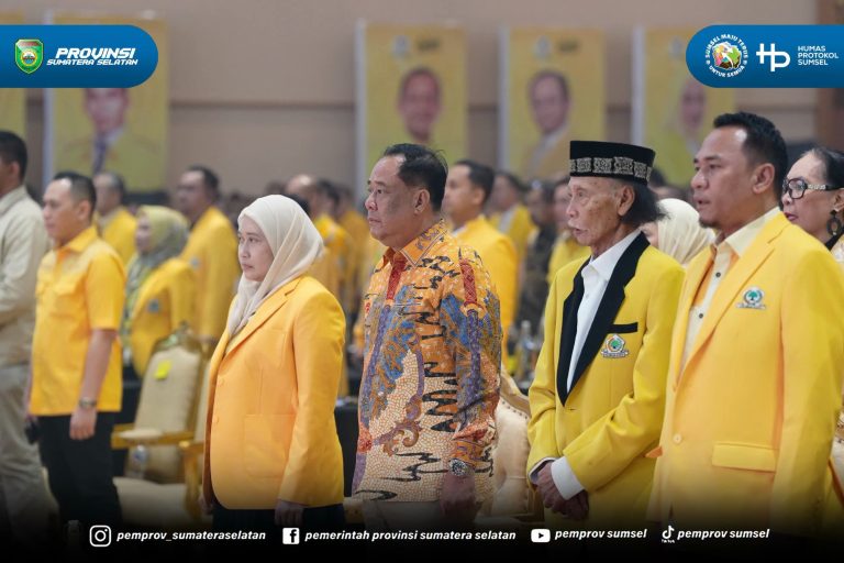 Musda XI Golkar Sumsel Jadi Penutup Rangkaian Musda Nasional, Bahlil Sampaikan Tiga Agenda Utama