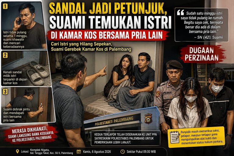Istri Hilang Sepekan, Suami Temukan Sandalnya di Depan Kos hingga Berujung Penggerebekan