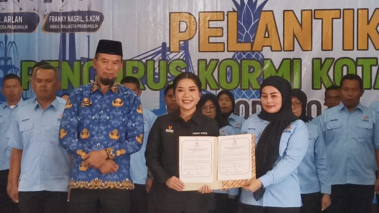 Sasha Deru Lantik Pengurus Kormi Prabumulih, Puspita Siap Jalankan Amanah