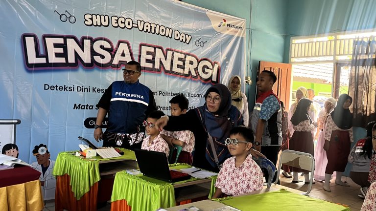 Pertamina EP Hadirkan Lensa Energi, Siswa PALI dan Muara Enim Antusias Periksa Mata