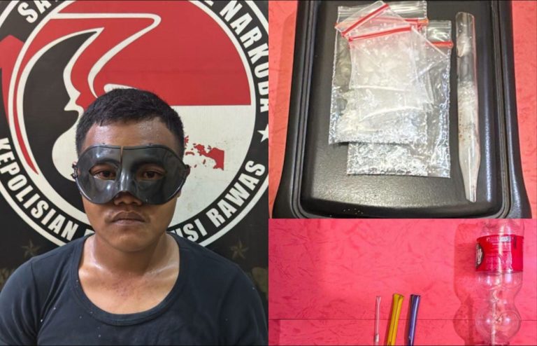 Berbekal Laporan Warga, Satres Narkoba Polres Musi Rawas Ungkap Peredaran Sabu