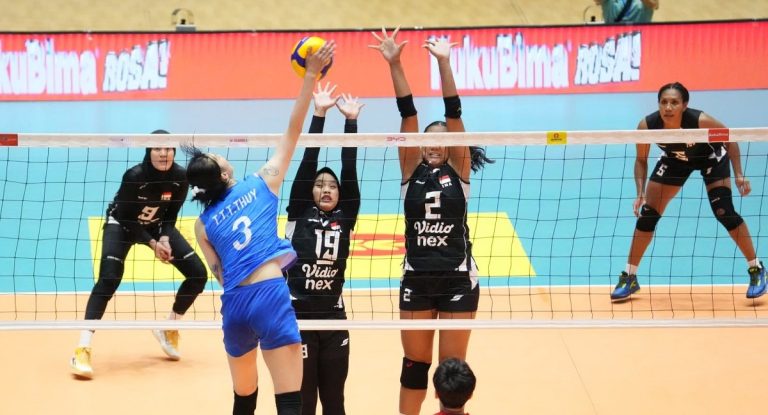 SEA V CUP 2026 – Usai Dilibas Thailand, Timnas Voli Putri Indonesia Digilas Vietnam